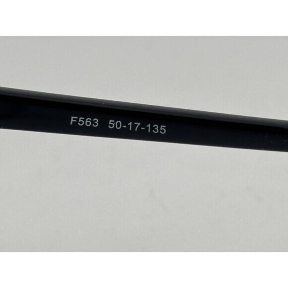 Fusion - 50-17-135 F563 Black & Blue Acetate Glasses Frames - Picture 6 of 7